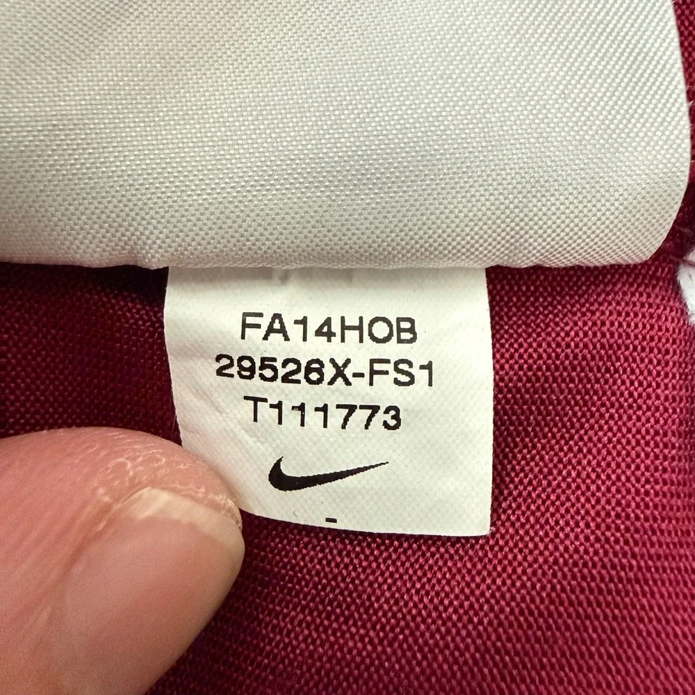 Nike Polo Shirt Mens XL Maroon Florida State FSU Dri-FIT Performance Golf 29526X